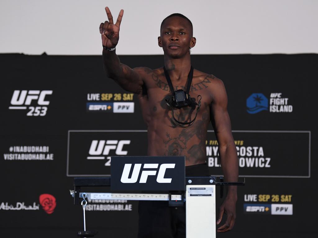 Adesanya is ready to defend the belt.