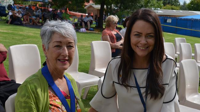 Southern Downs Regional Council Mayor Tracy Dobie with Australia Day Ambassador Juliette Wright.