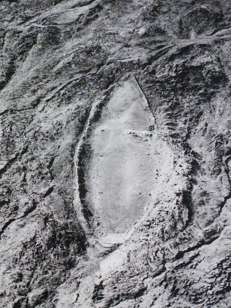 1961 Aerial photo of the site by Turkish Government's Geophysical Survey of Noah's ark (ERT and GPR scans) and Filmed by the History Channel