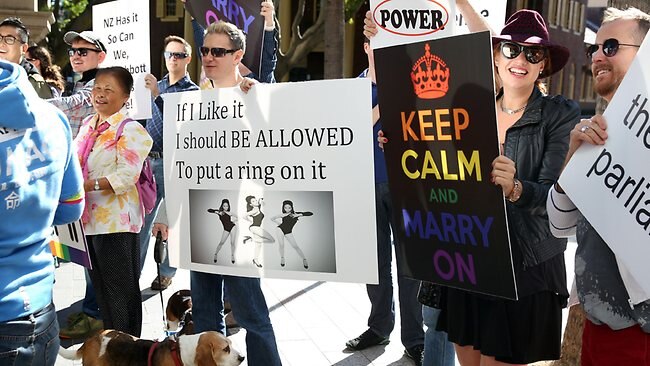 Rally To Allow Same Sex Marriage Goes Off Without A Hitch Daily Telegraph