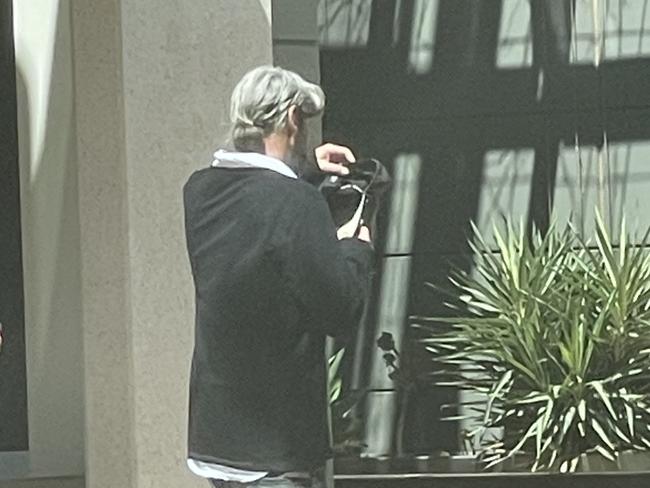 Shane Holtham leaves Mildura Magistrates' Court to be assessed for a community corrections order. Picture: Stuart Kavanagh