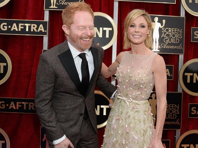 Modern Family stars Jesse Tyler Ferguson and Julie Bowen.