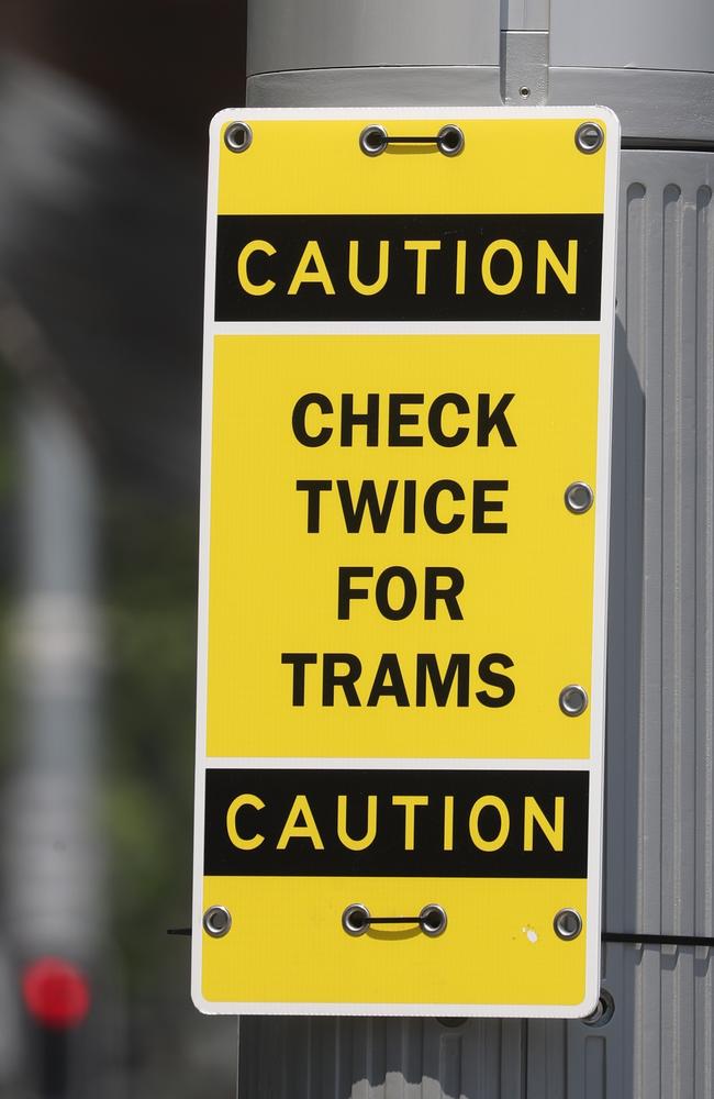 Sydneysiders are having to get used to looking out for trams. Picture: John Grainger