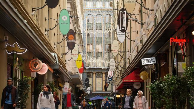 Degraves St has been identified as an overdose hotspot. Picture: Mark Stewart