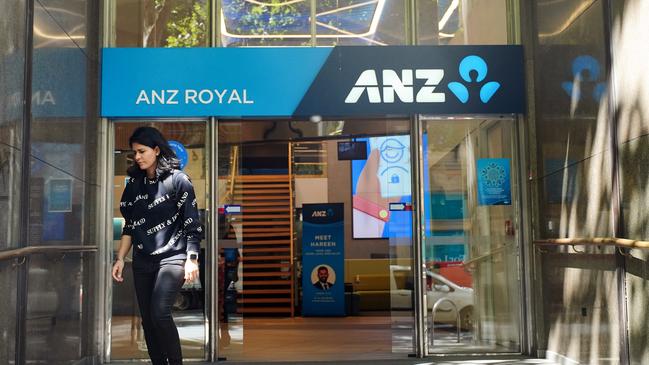 ANZ was the only one of the big four banks to make a minor gain on Friday. Picture: NCA NewsWire / Luis Enrique Ascui