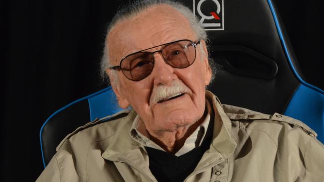 Supanova at Wayville Showgrounds, Saturday, November 18, 2017. Comic super hero creator Stan Lee. (AAP Image/ Brenton Edwards)