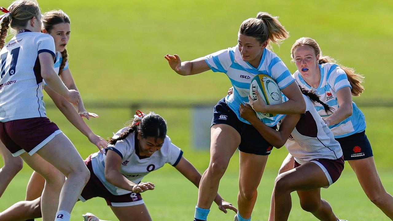 Action from the final day of the 2024 Australian Schools Rugby Championships. Picture: Rachel Wright/Anthony Edgar.