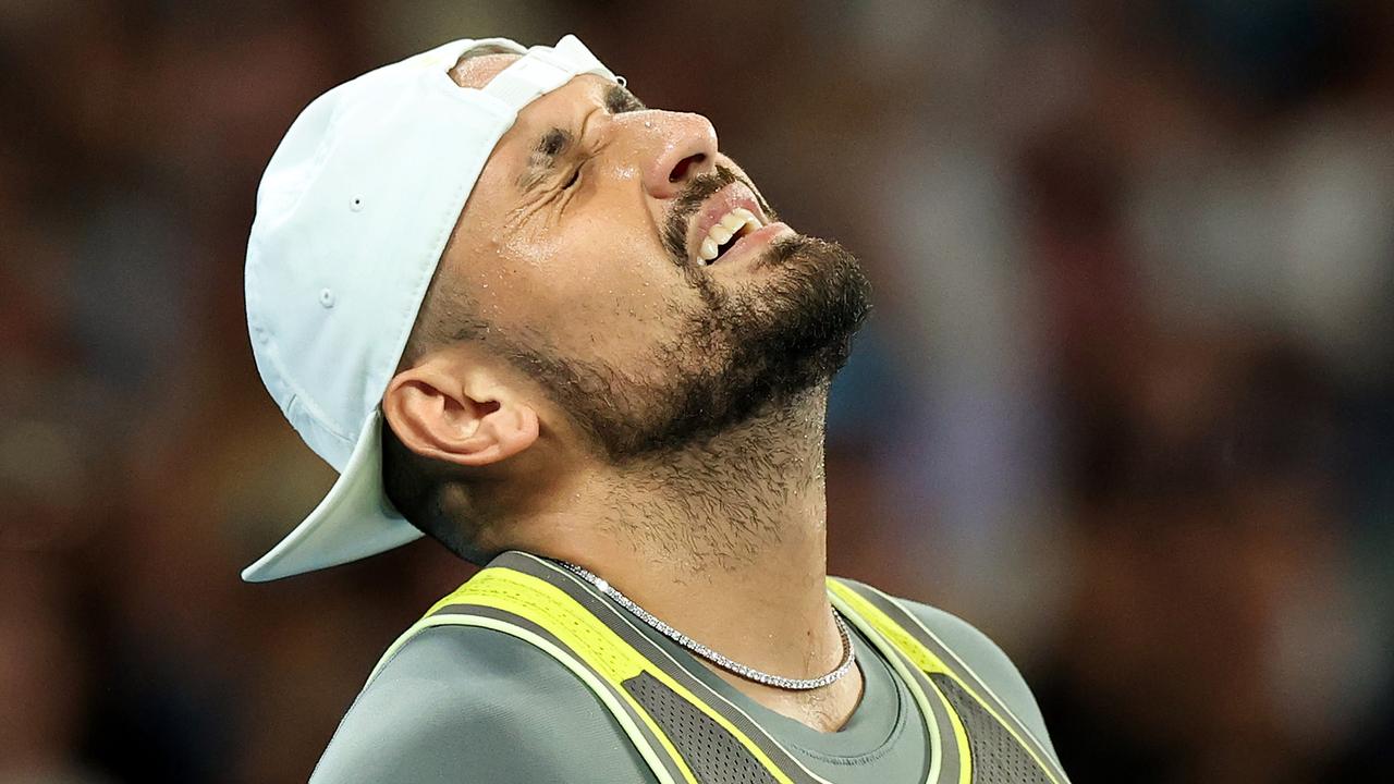 ‘Curtains for Kyrgios’: Wounded star bundled out of Open