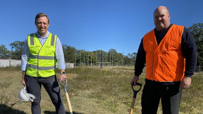 Member for Kurwongbah Shane King, right, is running for a position on Queensland Labor’s Policy Coordination Committee. Pic: Pine Rivers Press