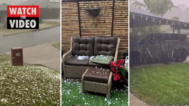 Election day: Giant hail smashes central QLD