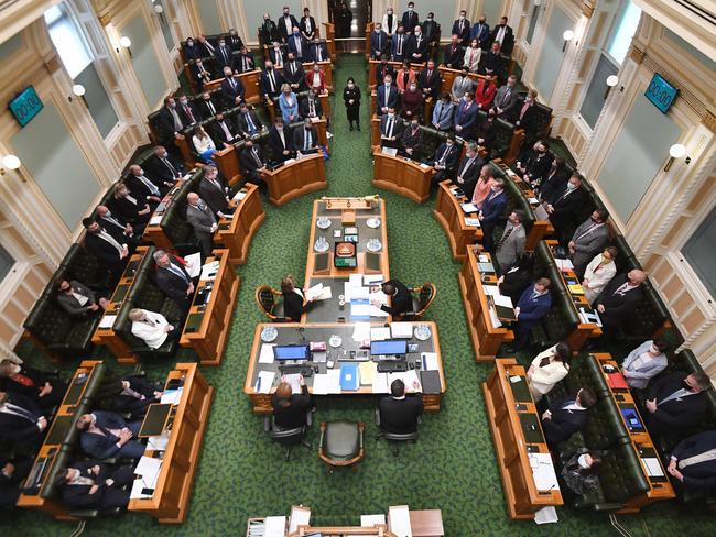 Voluntary Assisted Dying Bill was passed by parliament 61-30. Picture: NCA NewsWire / Dan Peled