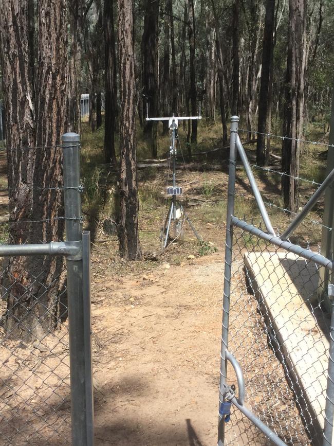 The secluded bushland property allows researchers to collect data and develop methods to help investigators interpret crime scenes and estimate time of death. Picture: Anna Zhu