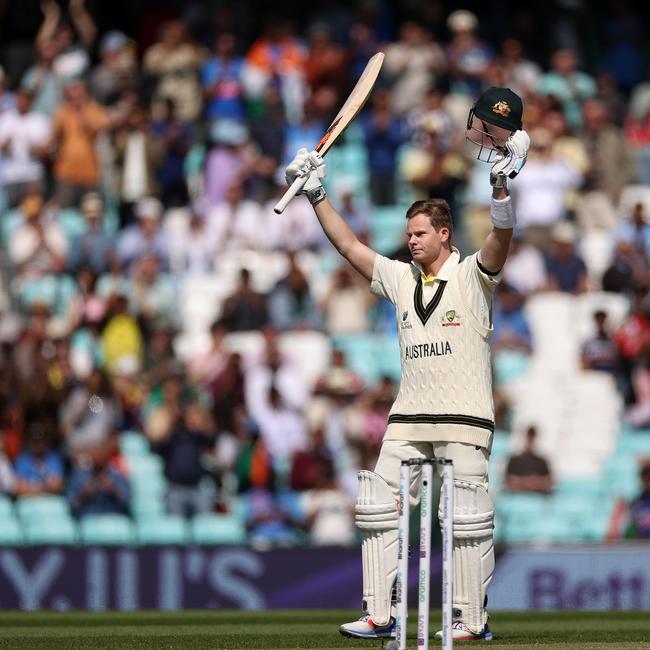 Smith was dominant during the 2019 Ashes and scored a century against India.