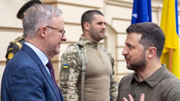 Australian Prime Minisiter Anthony Albanese has met with Ukraine President Zelensky several times. Picture: X @AlboMP