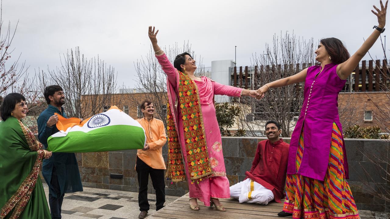 CELEBRATION: Preparing for Indian Independence Day celebrations are (from left) Gitie House, Ravindar Madhas, Yaju Mahida, Sarabjeet Kaur, Paul Varghese and Aaditi Dang. Picture: Kevin Farmer