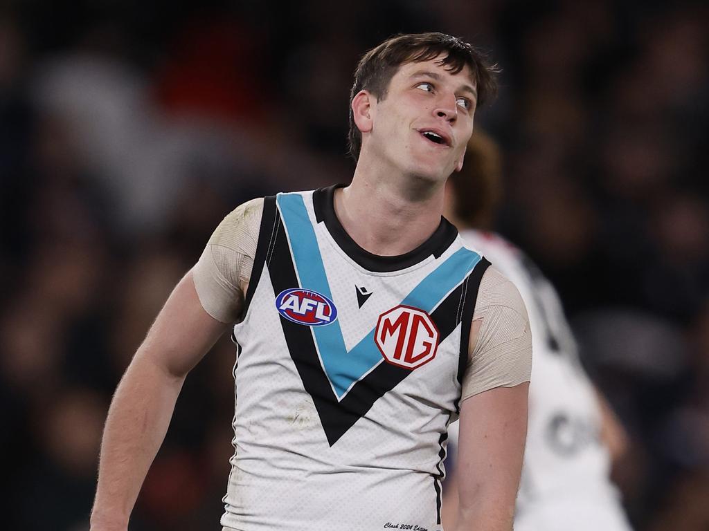 Zak Butters got going after being well held in the first half. Picture: Darrian Traynor/Getty Images