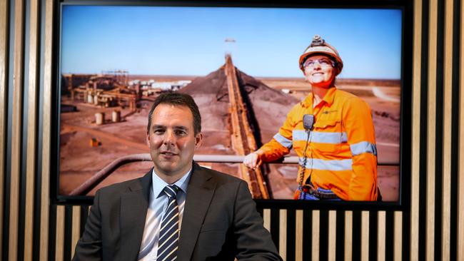 OZ Minerals CEO Andrew Cole at the head office, Adelaide. Picture: Kelly Barnes/The Australian