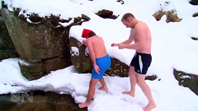 Steve Pennells and Wim Hof plunge into sub-zero temperatures (Sunday Night)