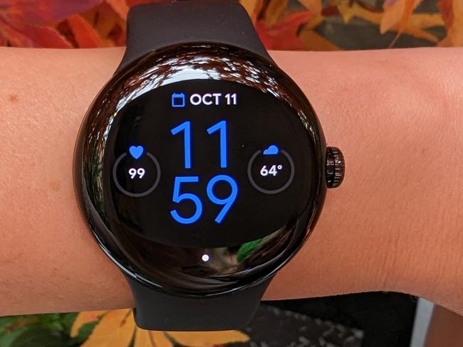 Google Pixel Watch. Image: Lauren Chaplin/news.com.au