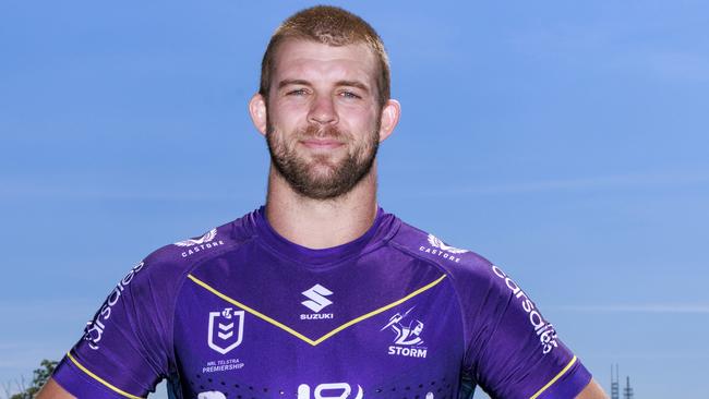 MELBOURNE, AUSTRALIA - NewsWire Photos FEBRUARY 22, 2023. Melbourne Storm announce Christian Welch as captain for 2023 season Picture: NCA NewsWire / David Geraghty