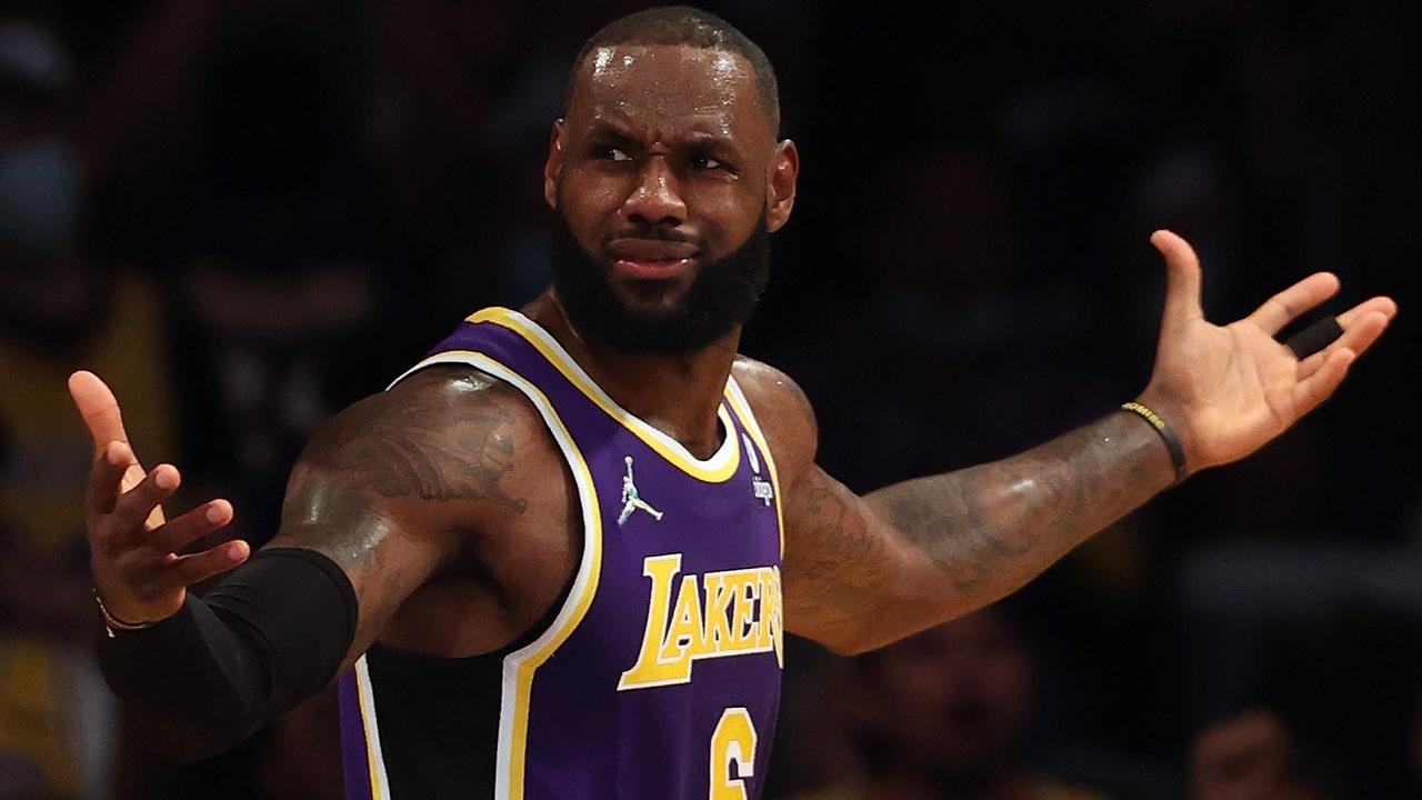 LeBron James has been slammed by Celtics star Enes Kanter over the former’s stance on China. Picture: Ronald Martinez/Getty Images