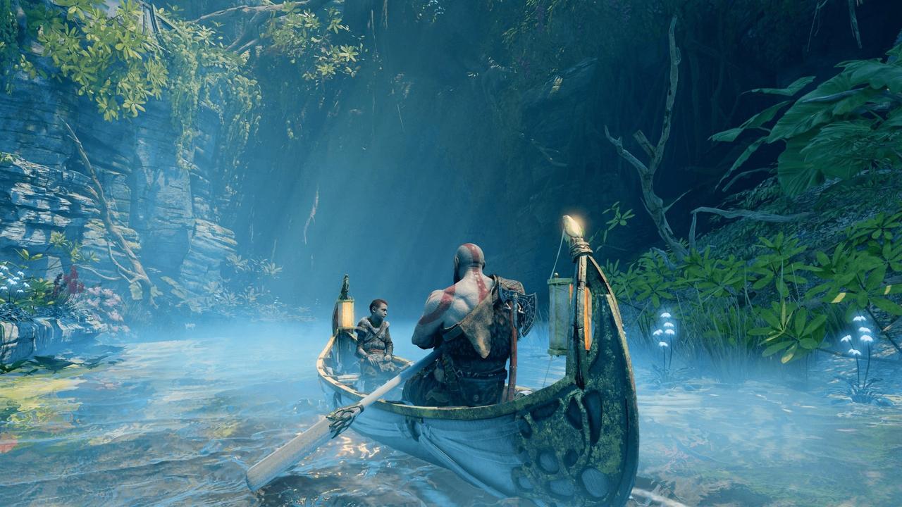 God of War has many tense and touching moments between Kratos and his son Atreus. Picture: Sony Interactive Entertainment