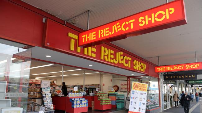 Shares in The Reject Shop fell 7.5pc after it issued its third profit warning yesterday. Picture: AAP