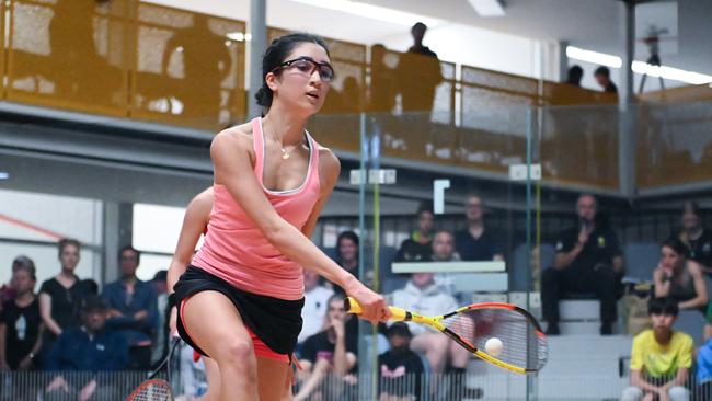 Young squash star Emmy Lamb. Picture: Supplied