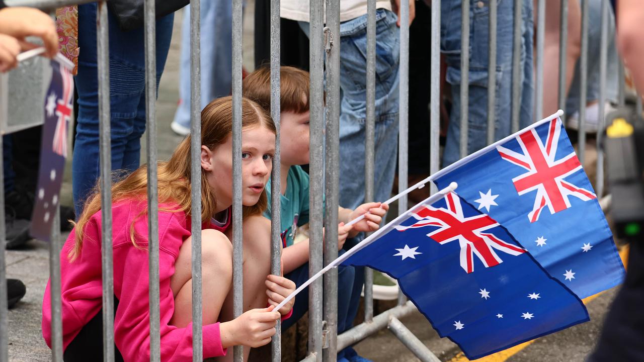 Thousands of people attended the Anzac Day Parade in Brisbane. Picture: NCA NewsWire/Tertius Pickard