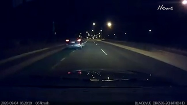 Townsville hoons caught on dashcam