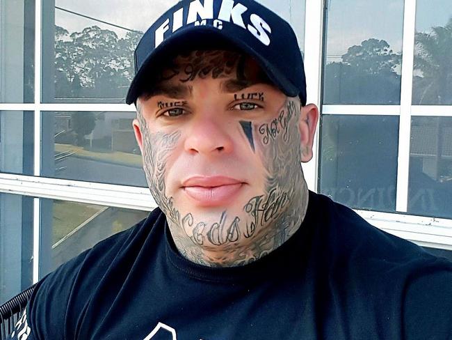 Alleged Finks bikie Troy Fornaciari was a target.