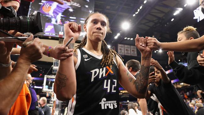 Brittney Griner has been “wrongfully detained”. (Photo by Christian Petersen / GETTY IMAGES NORTH AMERICA / AFP)