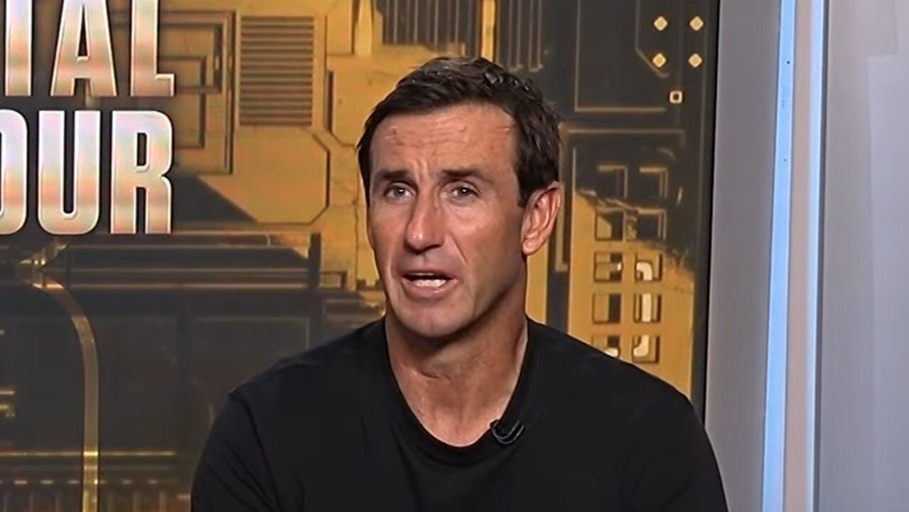 Joey Johns was at his passionate best. Photo: Channel 9