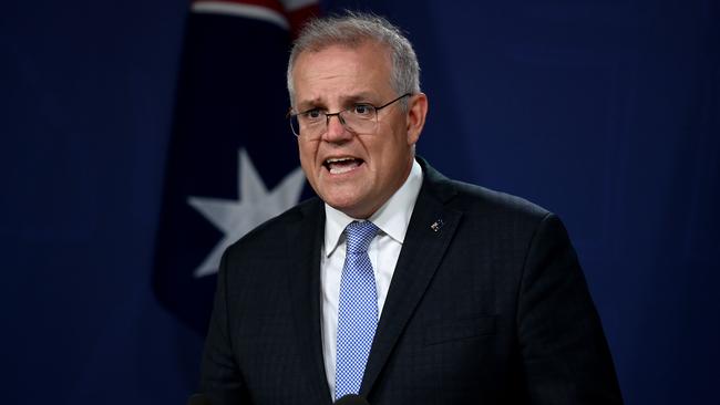 Prime Minister Scott Morrison in Canberra last week. Picture: Bianca De Marchi