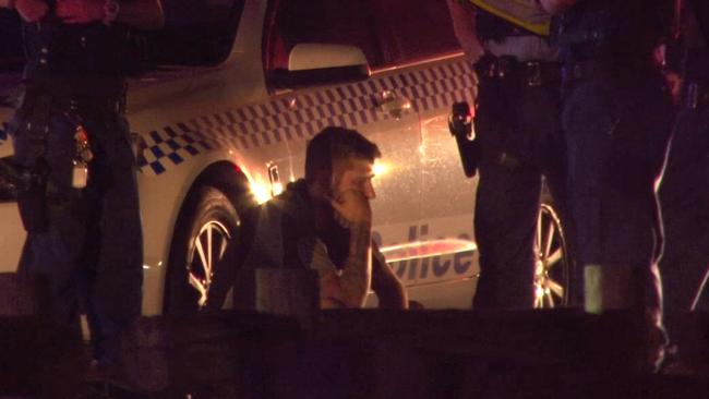 Thornton was taken to hospital for mandatory blood and alcohol testsing. Picture: TNV