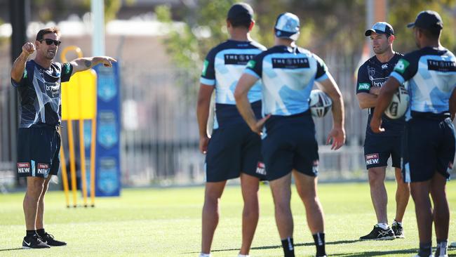 Johns has got Origin fever. (Phil Hillyard)