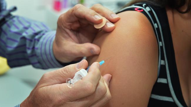 Social scientist Julie Leask says the overall childhood vaccination coverage nationwide had dropped only between one and two per cent.