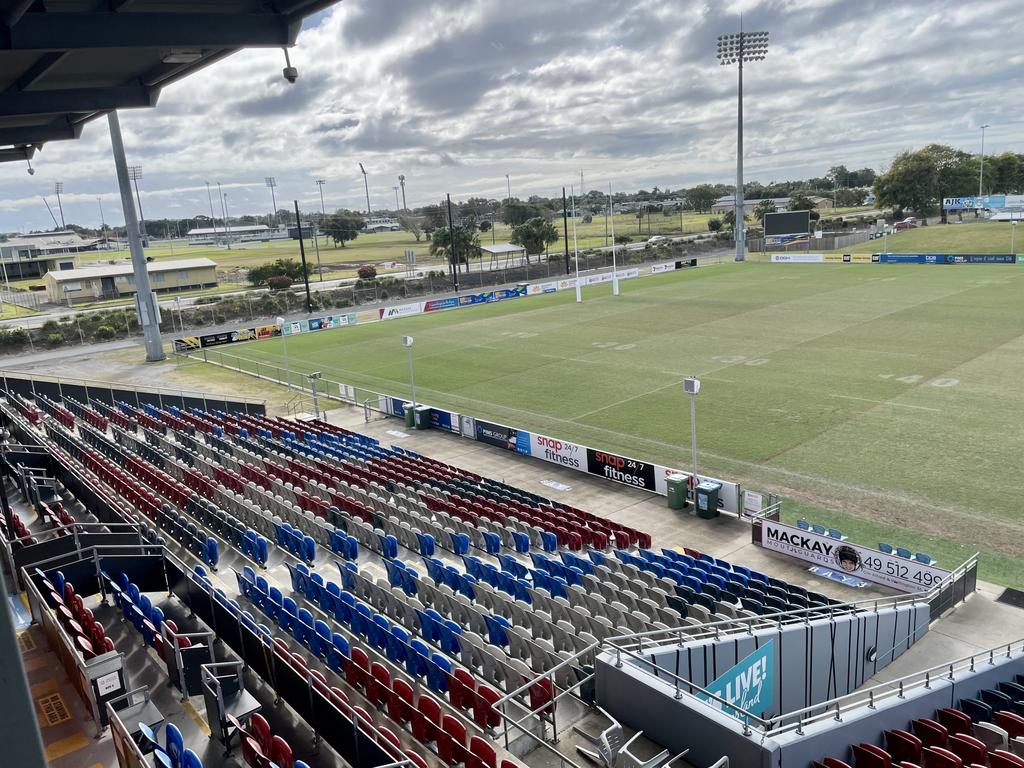 Mackay Regional Council will receive $1.5 million state government funding for infrastructure upgrades at BB Print Stadium. Picture: Max O'Driscoll.