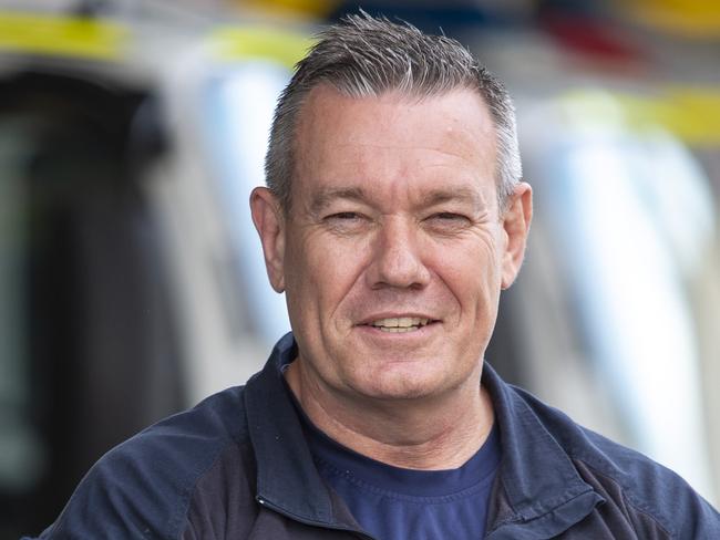 Chief Inspector Brenton Charlton, Commander of Police Rescue and Bomb Disposal Unit, Counter Terrorism and Special Tactics Command, in Alexandria, today.Picture: Justin Lloyd.