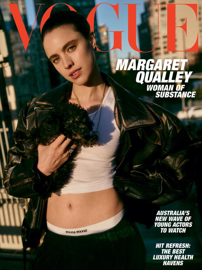 Margaret Qualley is Vogue Australia’s January cover star. Photography: Josh Olins for Vogue Australia