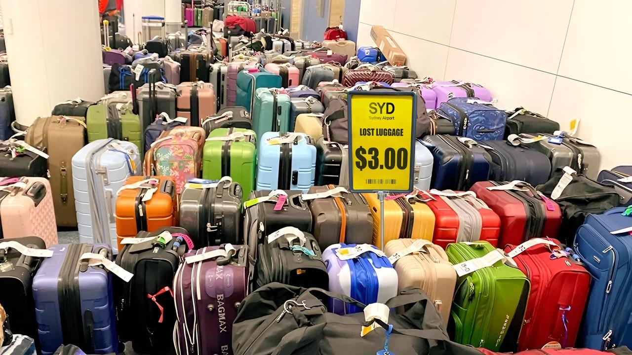 Sydney Airport does not even handle lost luggage that has been checked in. Picture: Facebook