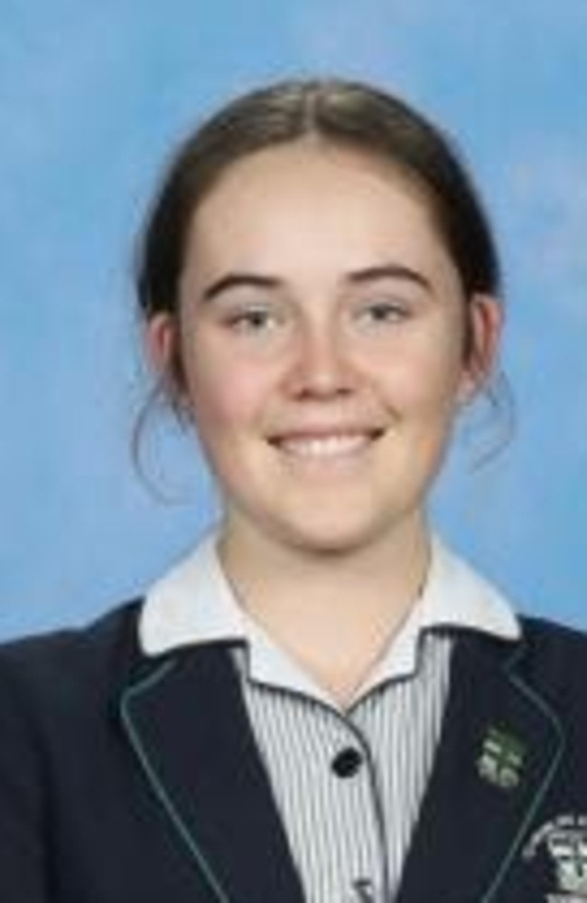 St Ursula's College 2025 vice-captain Lucy Ryan. Picture: Supplied