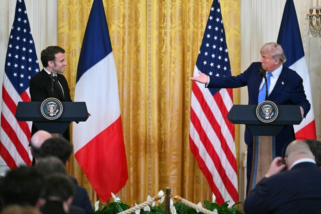 Macron holds ‘very friendly’ Trump talks as transatlantic ties shaken