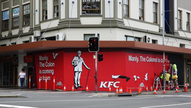 KFC in Manly was not a popular choice with locals.