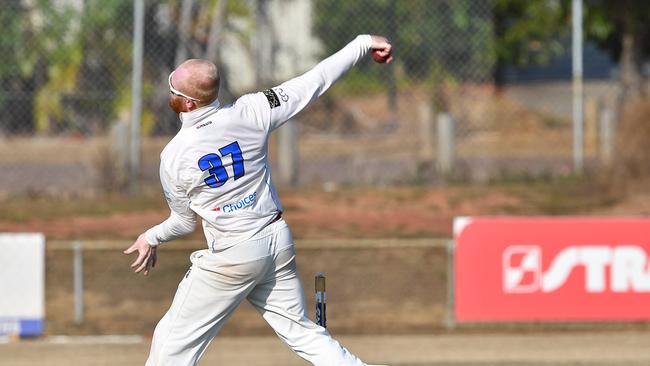 Redbacks leg spinner Lloyd Pope took 6/95 against Tracy Village. Picture: Pema Tamang Pakhrin