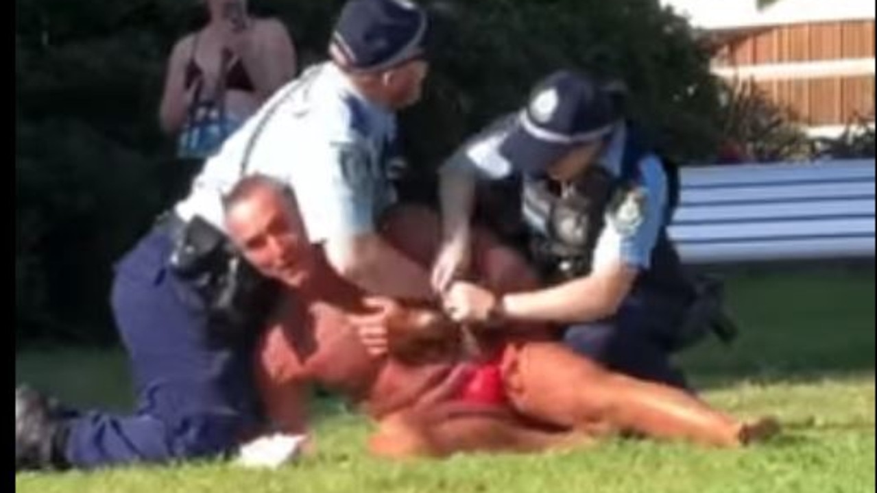 The Bondi strongman has been charged. Picture: Supplied