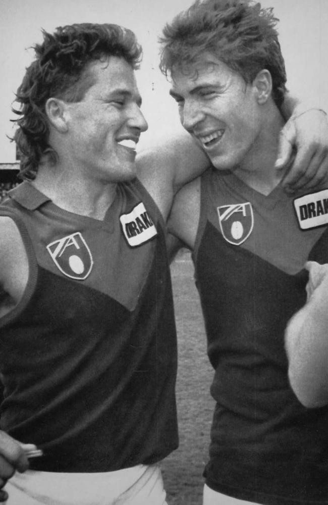 Jakovich, with Jim Stynes, booted 8 goals to help the Dees beat Essendon in the 1991 elimination final.