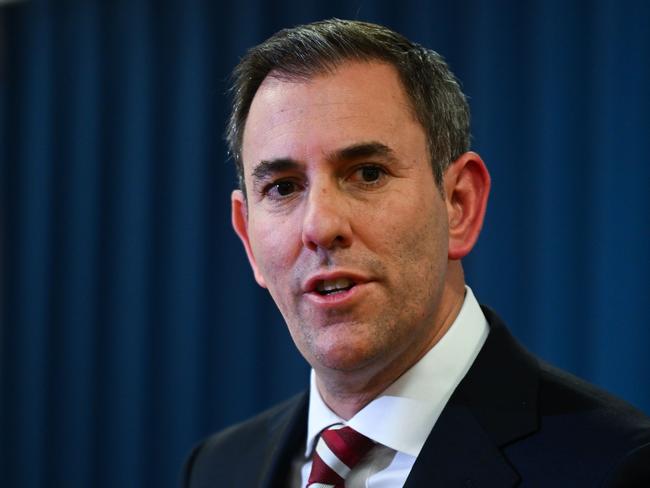 BRISBANE, AUSTRALIA - NewsWire Photos - AUGUST 6, 2024. Federal Treasurer Jim Chalmers during a press conference regarding the RBAâs decision to leave interest rates on hold.Picture: Dan Peled / NewsWire