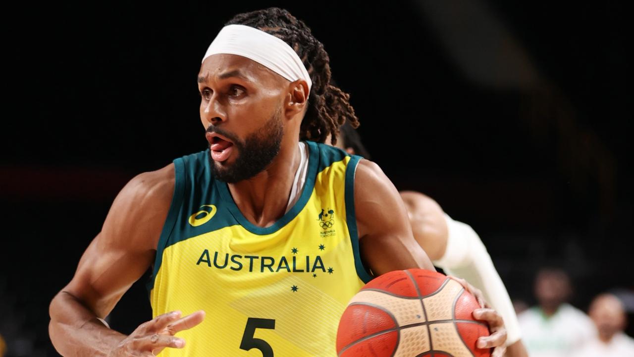 Patty Mills was an inspiring leader on and off the basketball court in 2021. Picture: Gregory Shamus/Getty Images