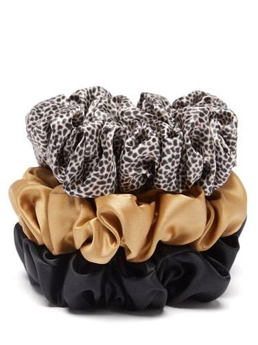 Be gentle on stressed hair with these Kardashian-approved silk scrunchies from Slip.